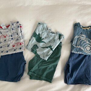 THREE (3) PAIRS SHORT-SLEEVE LIMITED EDITION SANETTA PURE ORGANIC SIZE 5